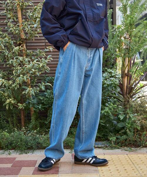 FFEIN(フェイン)の「【FFEIN(フェイン)】ヴィンテージライクタックデニムパンツ(デニムパンツ・メンズ・チャコール/ブラック/ブルー・LARGE/SMALL/MEDIUM)」の22枚目の写真