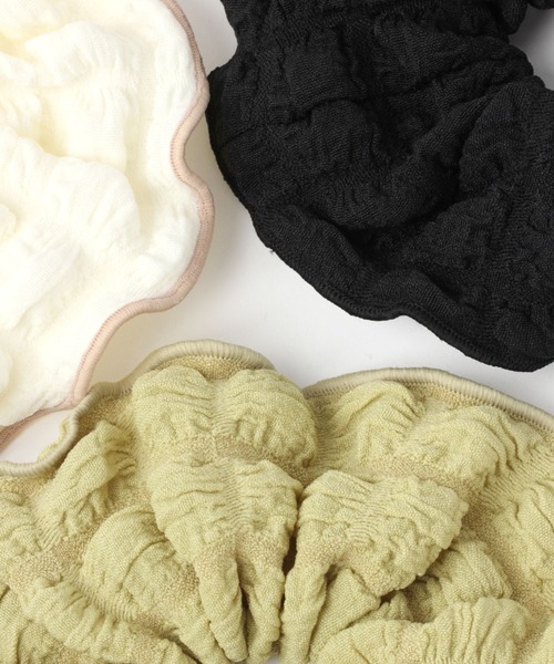 GLOBAL WORK(グローバルワーク)の「ポコポコシュシュ/961149(シュシュ・レディース・ブラック/ライトグリーン/パープル系その他2/ホワイト・FREE)」の7枚目の写真