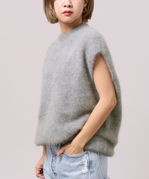 IENA LA BOUCLE ファーニットノースリーブプルオーバー