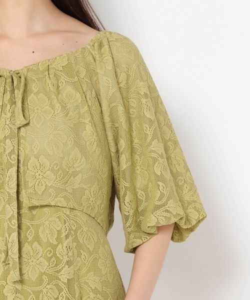 mysty woman（ミスティウーマン）の「レースボレロキャミワンピース2P 963003（ワンピース・レディース・アイボリー/マスタード/モカ・FREE）」の22枚目の写真