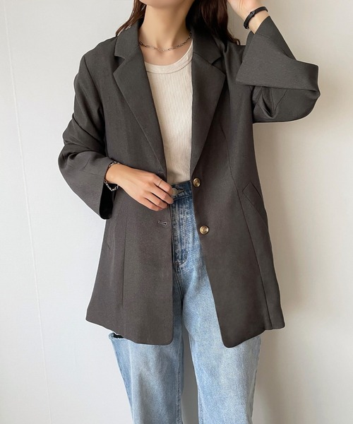 JUNOAH（ジュノア）の「ベルト付きオーバーサイズテーラード