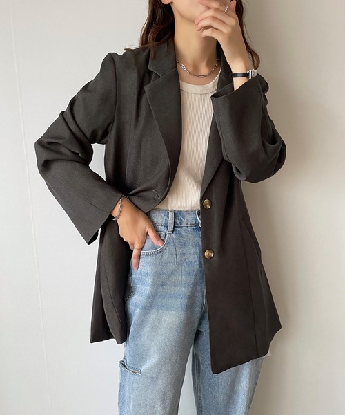 ミューラル テーラードジャケット ベルト付き MURRAL（ミューラル