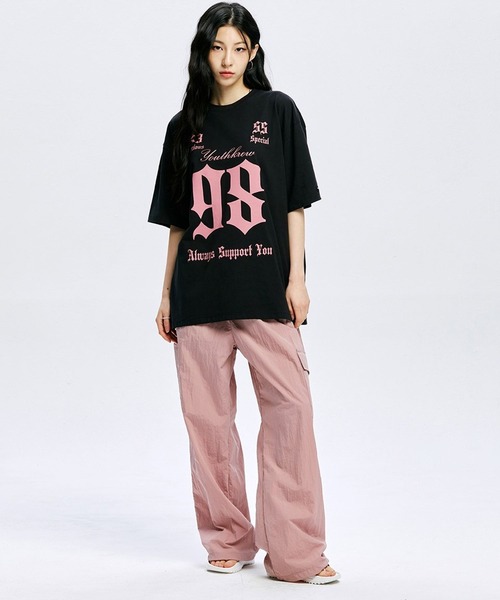 ALAND(エーランド)の「YOUTHKREW/SナンバーラウンドT 2970882(Tシャツ/カットソー・レディース・ブラック/ホワイト/チャコール・FREE)」の10枚目の写真