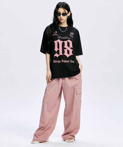 ALAND(エーランド)の「YOUTHKREW/SナンバーラウンドT 2970882(Tシャツ/カットソー・レディース・ブラック/ホワイト/チャコール・FREE)」の19枚目の写真
