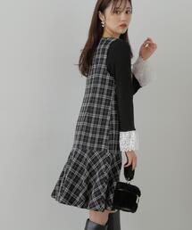 PROPORTION BODY DRESSING | ケミカルレースフレアスリーブテレコ / 1213260801(Tシャツ/カットソー)