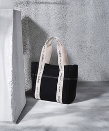 【Ungrid/アングリッド】キャンバス ロゴテープミニトートバッグ