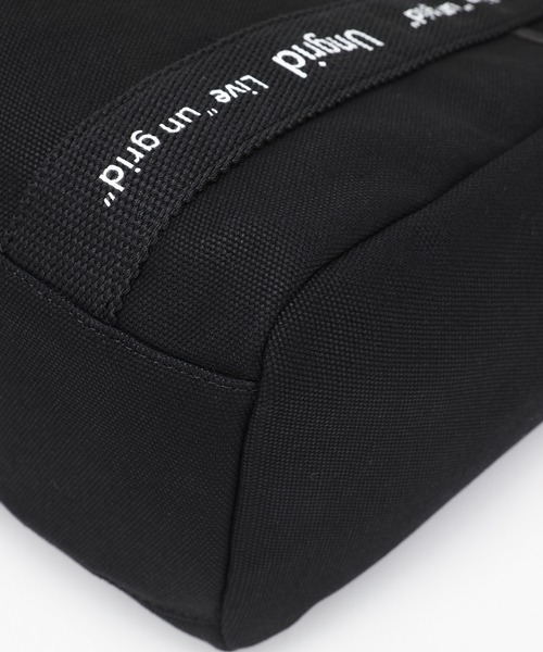 Ungrid（アングリッド）の「【Ungrid/アングリッド】キャンバス ロゴテープミニトートバッグ（トートバッグ・レディース・アイボリー/ブラック/ブラック系その他・FREE）」の5枚目の写真