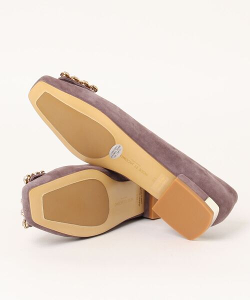 Mode et Jacomo（モードエジャコモ）の「アシンメトリービジューフラットパンプス（パンプス・レディース・アニマル/ブラック系その他6/ジャマイカ・22.5cm/23.5cm/23cm/24cm/24.5cm）」の5枚目の写真