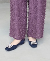 Mode et Jacomo | アシンメトリービジューフラットパンプス(パンプス)