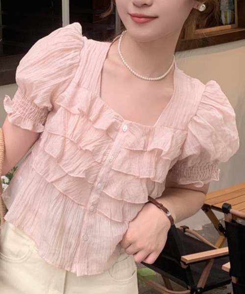 leune（ルネ）の「シアーティアードブラウス（シャツ/ブラウス）」 - WEAR