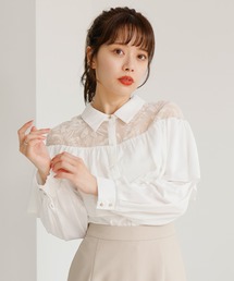 LADYMADE | ベロアオパールフリルブラウス(シャツ/ブラウス)