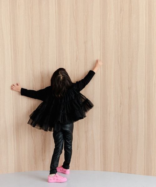 LOWRYS FARM(ローリーズファーム)の「Feiyue 974196(スニーカー・キッズ・ブラック/ピンク・17cm/18cm/19cm)」の3枚目の写真