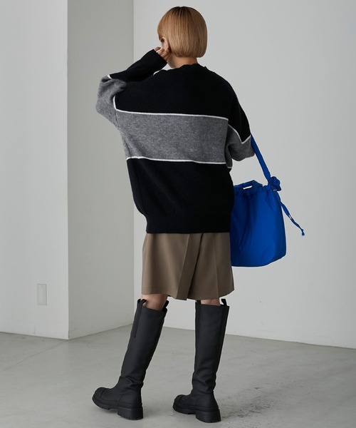 forksy.(フォルクシー)の「【forksy.】ロゴニットプルオーバー(ニット/セーター・レディース・ブラック/キャメル/ネイビー・FREE)」の15枚目の写真