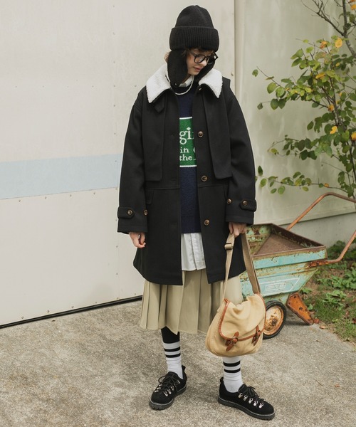 forksy.】ロゴニットプルオーバー forksy.│MONO-MART [モノマート