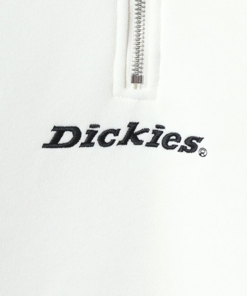 Dickies(ディッキーズ)の「Dickies/ディッキーズ 別注 オーバーサイズ 裏起毛 ロゴ ワンポイント刺繍 ハーフジップ スウェット トレーナー/長袖 トップス プルオーバー/レディース メンズ(スウェット・メンズ・ブラック/ネイビー/ダークグリーン/ホワイト/アッシュグレー/グレー・M/XL/L)」の22枚目の写真