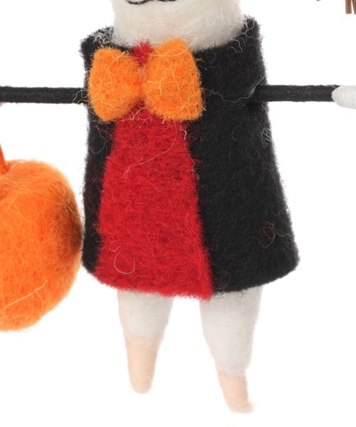 セール】ネズミフェルトオーナメント【HALLOWEEN 2023】（インテリア