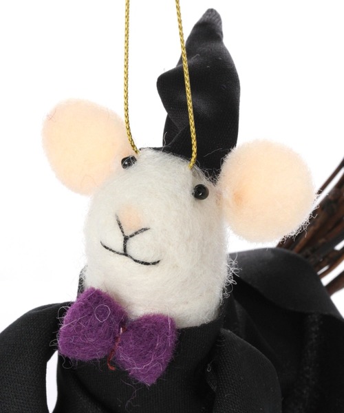 セール】ネズミフェルトオーナメント【HALLOWEEN 2023】（インテリア