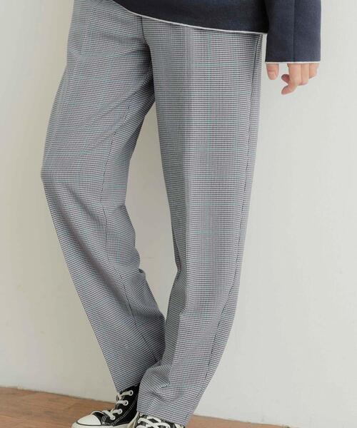 ITEMS URBANRESEARCH（アイテムズ アーバンリサーチ）の「ストレッチ×ウォッシャブル裏キモウスラックス（その他パンツ・メンズ・ベージュ/ブラック/チェック/グリーン・SMALL/MEDIUM/LARGE）」の16枚目の写真