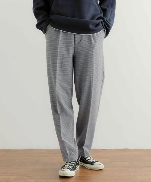 ITEMS URBANRESEARCH（アイテムズ アーバンリサーチ）の「ストレッチ×ウォッシャブル裏キモウスラックス（その他パンツ・メンズ・ベージュ/ブラック/チェック/グリーン・SMALL/MEDIUM/LARGE）」の19枚目の写真