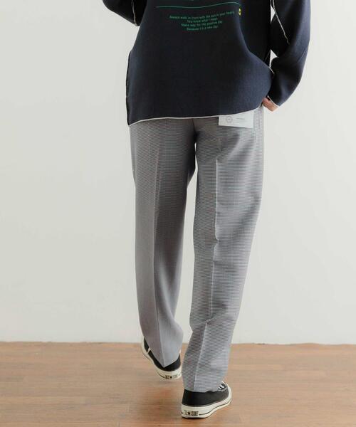 ITEMS URBANRESEARCH（アイテムズ アーバンリサーチ）の「ストレッチ×ウォッシャブル裏キモウスラックス（その他パンツ・メンズ・ベージュ/ブラック/チェック/グリーン・SMALL/MEDIUM/LARGE）」の20枚目の写真