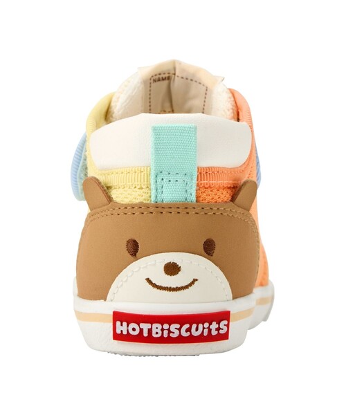 HOT BISCUITS（ホットビスケッツ）の「顔ドン メッシュ素材 セカンド ベビーシューズ（スニーカー・キッズ・マルチ/イエロー・15cm/14.5cm/14cm）」の10枚目の写真