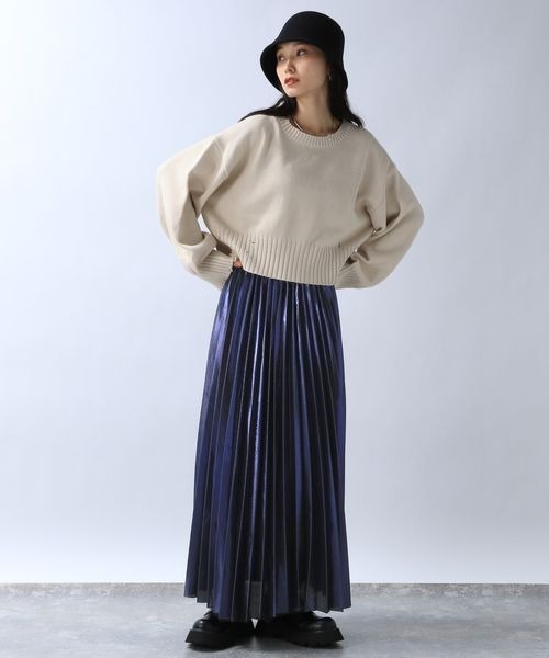 R13 ダメージプルオーバー JEANASIS（ジーナシス）の「12Gダメージショートプルオーバー