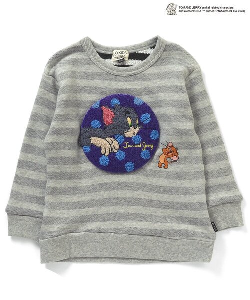 セール】トムとジェリーコラボ サガラ刺繍トレーナー（スウェット