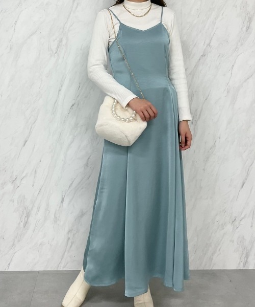 CALNAMUR（カルナムール）の「ハンドルパールエコファーバック（ハンドバッグ・レディース・ライトブルー/アイボリー・FREE）」の19枚目の写真