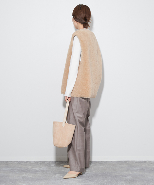 plage（プラージュ）の「《追加》【R'IAM】 フェイクムートン Vest