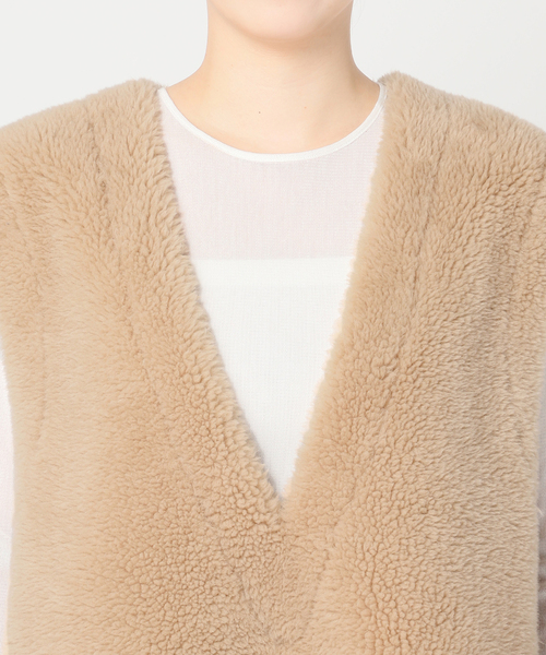 セール】《追加》【R'IAM】 フェイクムートン Vest（ベスト