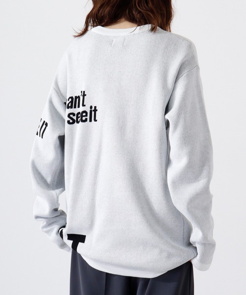 【セール】ロゴダブルジャガードニット(ニット/セーター)|MMMM(エムエムエムエム) 【セール】ロゴダブルジャガードニット(ニット/セーター)|MMMM(エムエムエムエム)