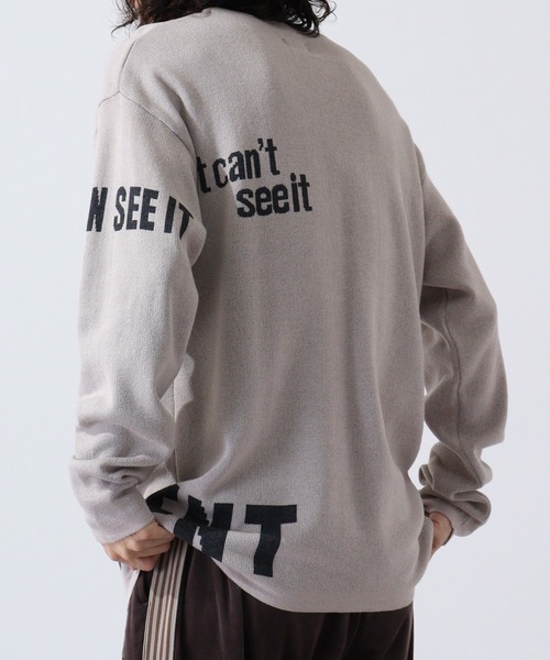 【セール】ロゴダブルジャガードニット(ニット/セーター)|MMMM(エムエムエムエム) 【セール】ロゴダブルジャガードニット(ニット/セーター)|MMMM(エムエムエムエム)