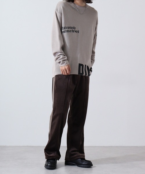 【セール】ロゴダブルジャガードニット(ニット/セーター)|MMMM(エムエムエムエム) 【セール】ロゴダブルジャガードニット(ニット/セーター)|MMMM(エムエムエムエム)