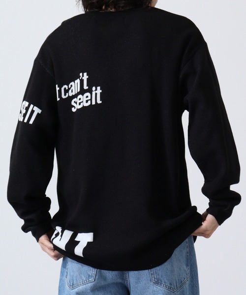 【セール】ロゴダブルジャガードニット(ニット/セーター)|MMMM(エムエムエムエム) 【セール】ロゴダブルジャガードニット(ニット/セーター)|MMMM(エムエムエムエム)