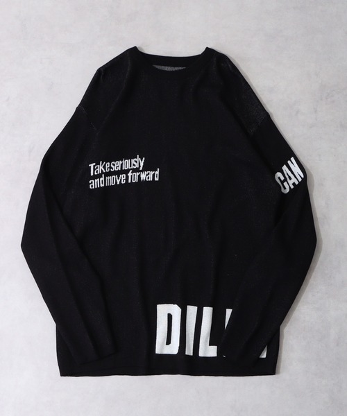 【セール】ロゴダブルジャガードニット(ニット/セーター)|MMMM(エムエムエムエム) 【セール】ロゴダブルジャガードニット(ニット/セーター)|MMMM(エムエムエムエム)