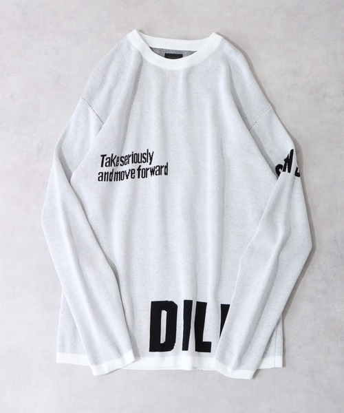 【セール】ロゴダブルジャガードニット(ニット/セーター)|MMMM(エムエムエムエム) 【セール】ロゴダブルジャガードニット(ニット/セーター)|MMMM(エムエムエムエム)