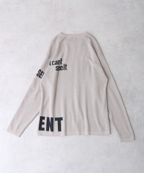 【セール】ロゴダブルジャガードニット(ニット/セーター)|MMMM(エムエムエムエム) 【セール】ロゴダブルジャガードニット(ニット/セーター)|MMMM(エムエムエムエム)