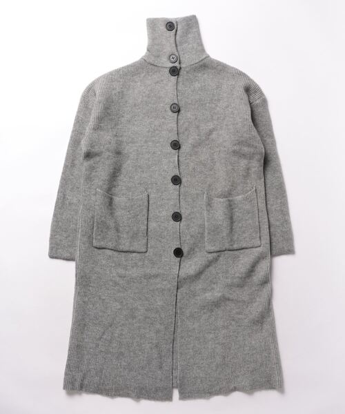 aimoha(アイモハ)の「ハイネックロングカーディガン(カーディガン/ボレロ・レディース・ブラック/グレー/ベージュ/チョコ/ネイビー・FREE)」の16枚目の写真