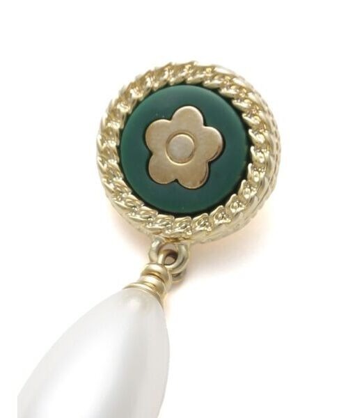 LILY BROWN(リリーブラウン)の「【LILY BROWN×MARY QUANT】デイジーパールドロップピアス(ピアス(両耳用)・レディース・ホワイト/グリーン/ブラック・FREE)」の16枚目の写真