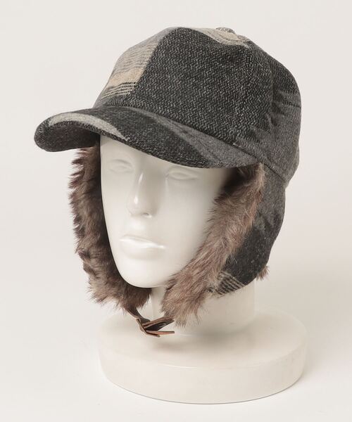 8(eight)(エイト)の「イヤーファーオルテガキャップ(キャップ・メンズ・ブラック/オレンジ/ブラウン・FREE)」の6枚目の写真