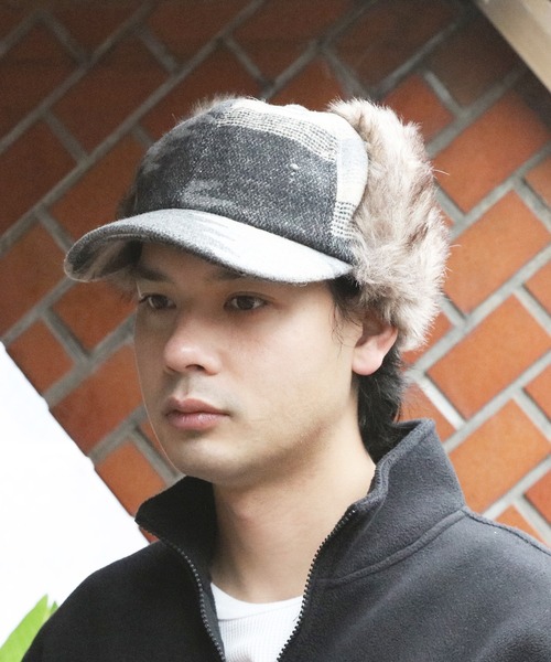 8(eight)(エイト)の「イヤーファーオルテガキャップ(キャップ・メンズ・ブラック/オレンジ/ブラウン・FREE)」の13枚目の写真