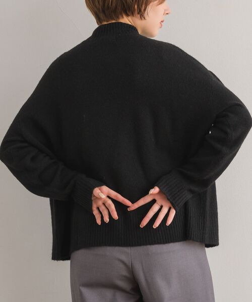 Kari & lili（カウリアンドリィリィ）の「woolmix highneck top（ニット/セーター・レディース・ピンク/ブラック/ライトグレー・FREE）」の11枚目の写真