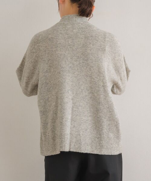 Kari & lili（カウリアンドリィリィ）の「woolmix highneck top（ニット/セーター・レディース・ピンク/ブラック/ライトグレー・FREE）」の19枚目の写真