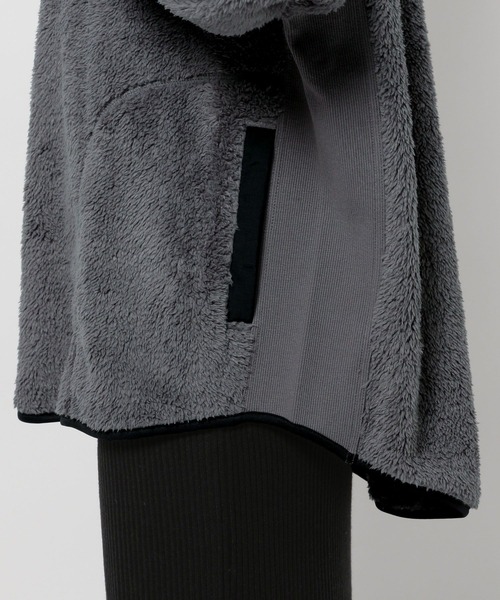 niko and（ニコアンド）の「フリースZIP切り替えプルオーバー