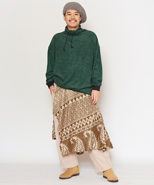 チャイハネ（チャイハネ）の「【チャイハネ】タビーテMEN'S変形サルエルパンツ（その他パンツ・メンズ・ブラック/ベージュ/ブルー・FREE）」の10枚目の写真