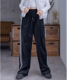 clear | ベロアワイドトラックパンツ≪2023AW新作≫(その他パンツ)