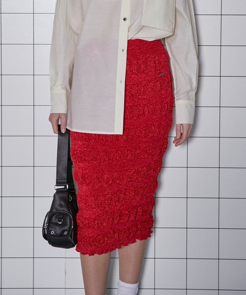 MAISON SPECIAL Madeleine Pleats タイトスカート MAISON SPECIAL（メゾンスペシャル）の「Madeleine Pleats Tight Skirt