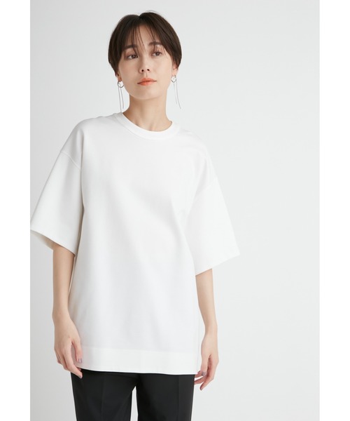 新品未使用【emmi atelier】コクーンシルエットプルオーバー ホワイト emmi（エミ）の「【emmi atelier】コクーンシルエットプル