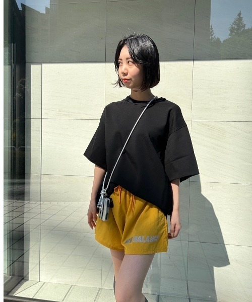 emmi(エミ)の「【emmi atelier】コクーンシルエットプルオーバー(Tシャツ/カットソー・レディース・ブラック/ホワイト・FREE)」の12枚目の写真
