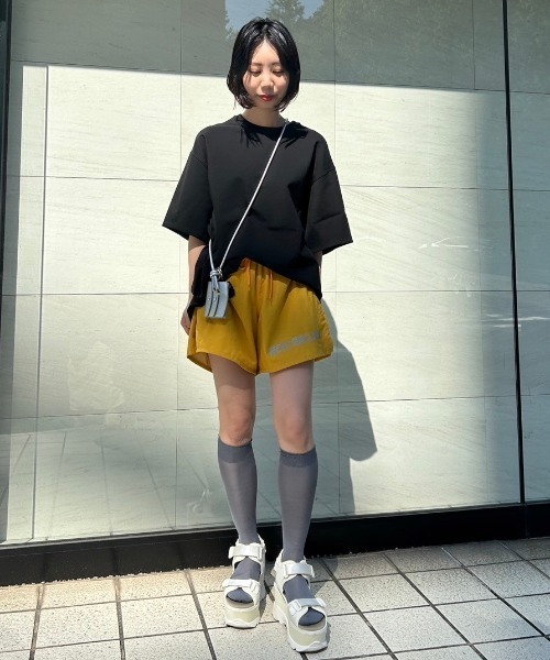 emmi(エミ)の「【emmi atelier】コクーンシルエットプルオーバー(Tシャツ/カットソー・レディース・ブラック/ホワイト・FREE)」の16枚目の写真